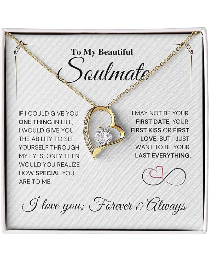 Future Wife Necklace My Last Everything, Fiance Gifts For Her, Promise Necklace For Her, Birthday Gifts For Future Wife With ...