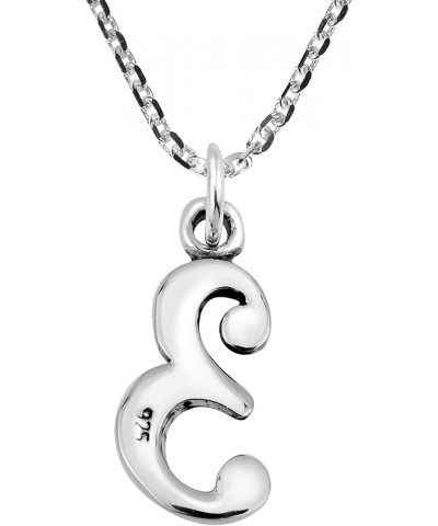 Trendy .925 Sterling Silver Number Pendant Charm Necklace 3 $9.99 Necklaces