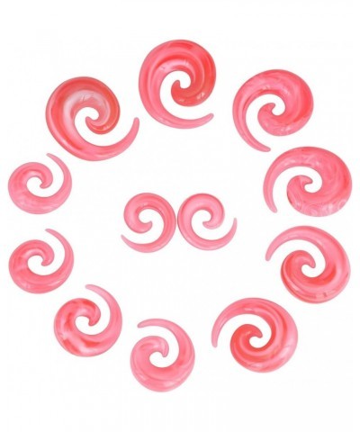 Acrylic Big Gauges Set Tapers Plugs Ear Stretching Kit 00G-20MM Piercings Pink&White 00G-20MM $12.18 Body Jewelry