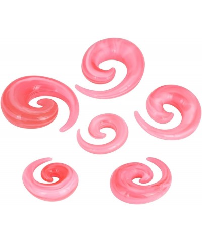 Acrylic Big Gauges Set Tapers Plugs Ear Stretching Kit 00G-20MM Piercings Pink&White 00G-20MM $12.18 Body Jewelry