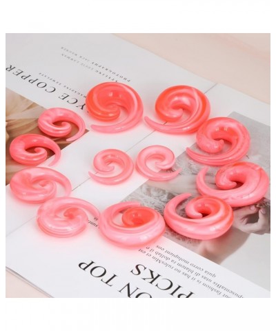 Acrylic Big Gauges Set Tapers Plugs Ear Stretching Kit 00G-20MM Piercings Pink&White 00G-20MM $12.18 Body Jewelry