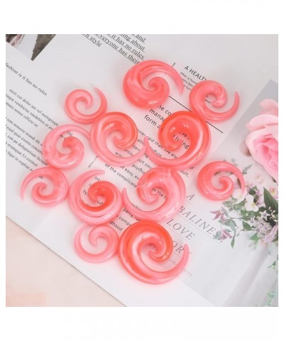 Acrylic Big Gauges Set Tapers Plugs Ear Stretching Kit 00G-20MM Piercings Pink&White 00G-20MM $12.18 Body Jewelry