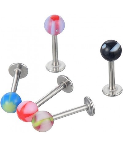 100pcs 15 Styles 14g 16g Mix Body Piercing Jewelry Kit Navel Belly Button Ring Ear Tongue Nipple Rings Nose Eyebrow Barbell w...