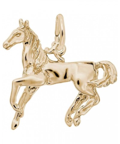 Horse Charm yellow-gold $24.00 Bracelets