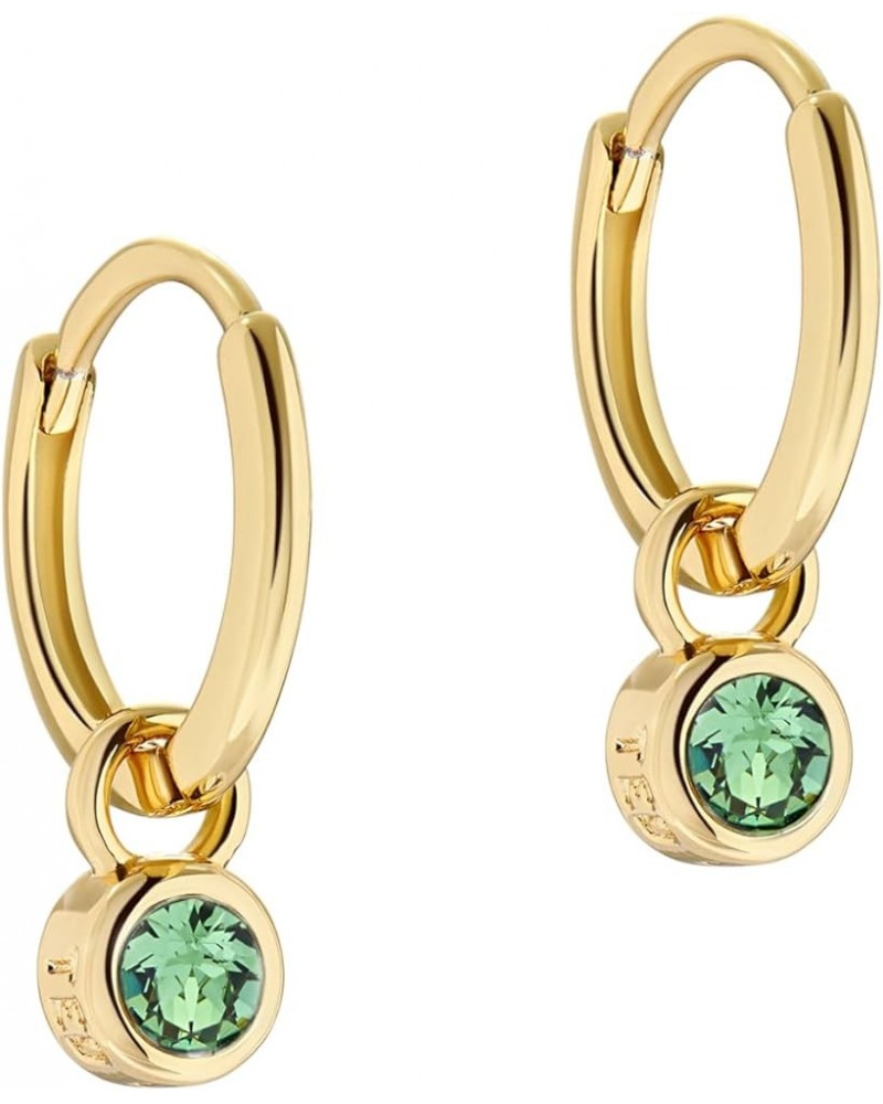 Sinalaa Crystal Huggie Gold Tone/Ernite Crystal $23.50 Earrings