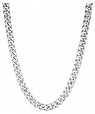 3.5/6/10mm Wide Silver Tone / 18K Gold Plated Cuban Chain for Men Women, Stainless Steel Miami Cuban Link Curb Chain Necklace...