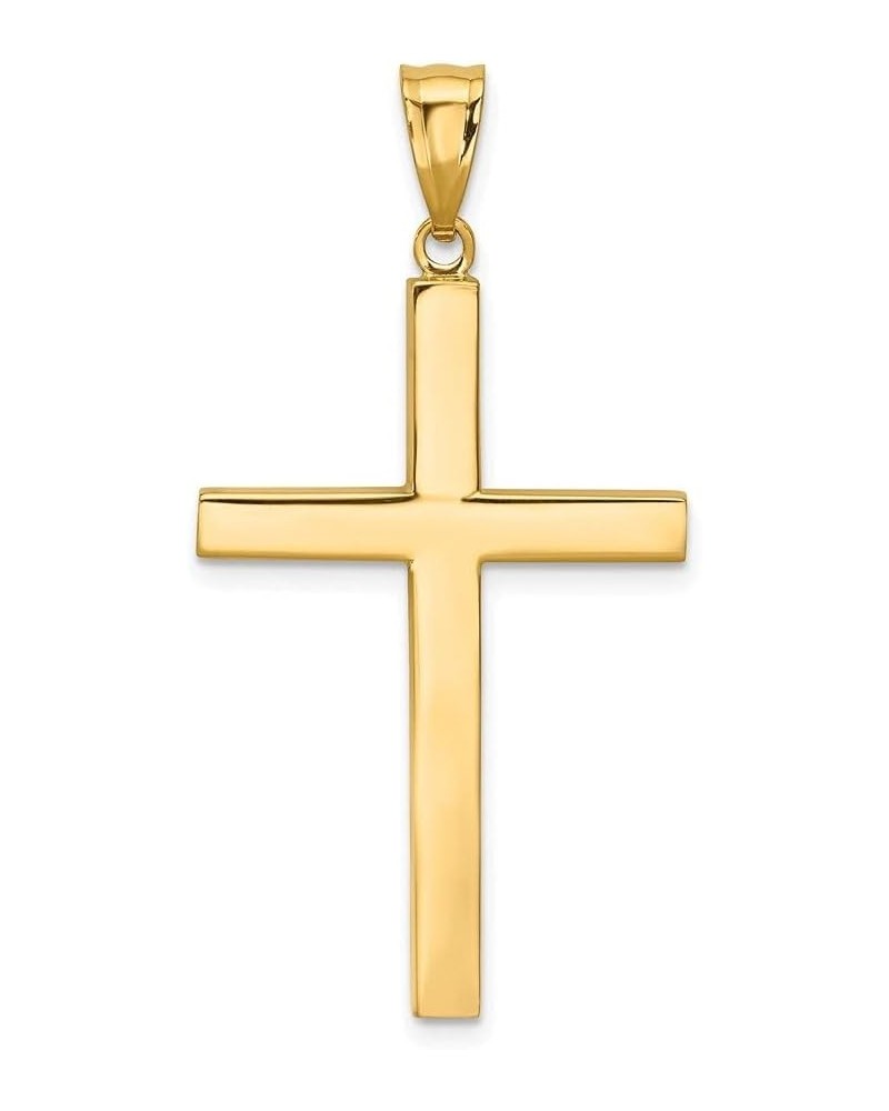 14K Gold Latin Jesus Cross Pendant Fine Jewelry for Women Yellow Gold $94.03 Pendants