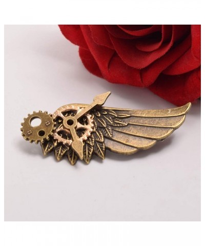 Unisex Steampunk Brooch Lapel Pin K $8.50 Brooches & Pins