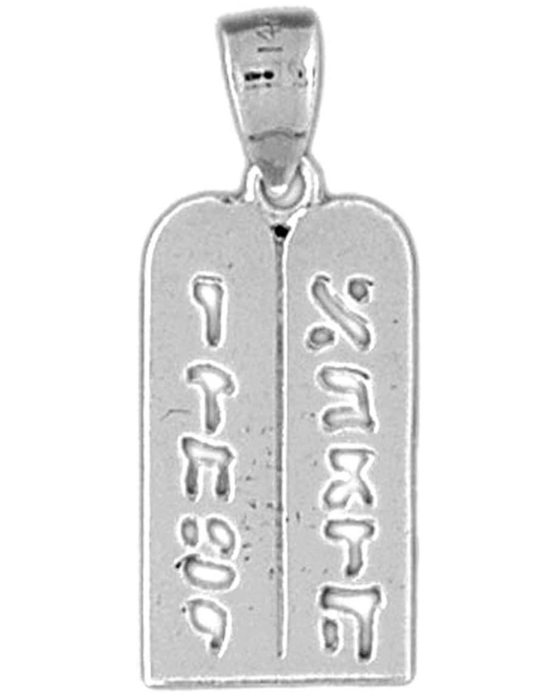 Ten Commandments Pendant | Sterling Silver 925 Ten Commandments Pendant - 25 mm $23.00 Pendants