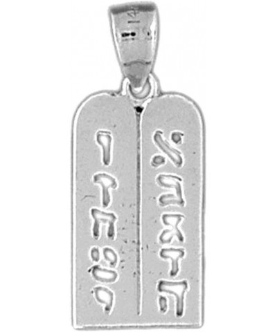 Ten Commandments Pendant | Sterling Silver 925 Ten Commandments Pendant - 25 mm $23.00 Pendants