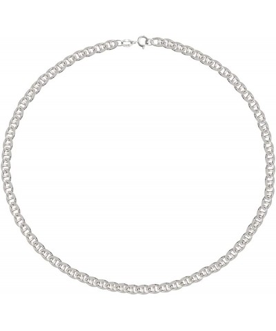 925 Sterling Silver Solid Italian Figaro, Rope,Herringbone, Curb, Ball Bead, Snake, Mariner Chain Anklet for Women & Girls, C...