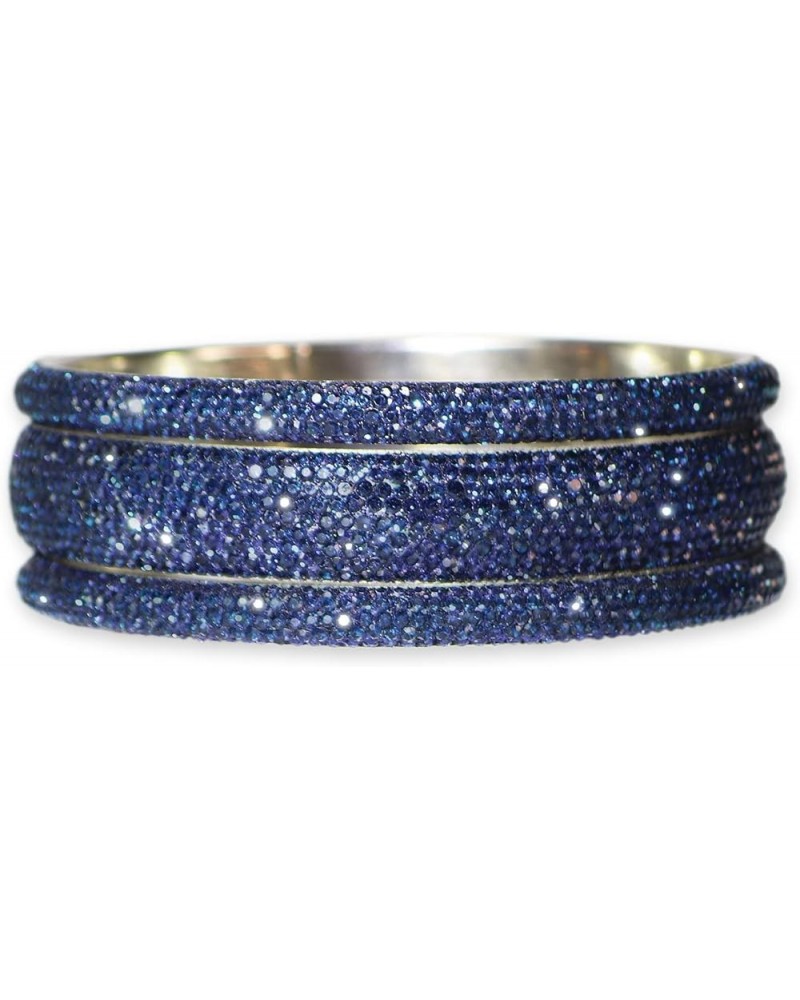 Handmade Bollywood Crystal Bangles Navy Crystal M/L $17.20 Bracelets