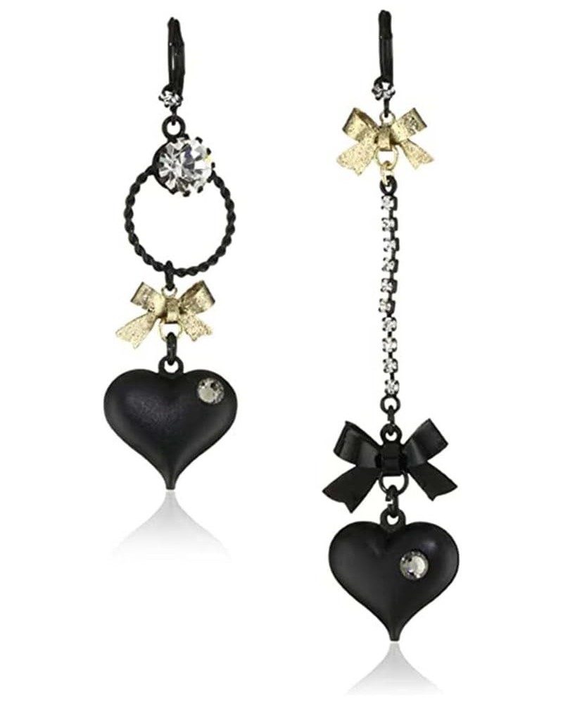 Heart/Bow Drop Earrings $7.07 Earrings