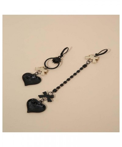 Heart/Bow Drop Earrings $7.07 Earrings