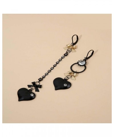 Heart/Bow Drop Earrings $7.07 Earrings