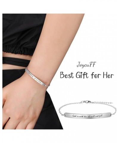 Personalized Gifts for Women Motivational Friendship Bracelets Inspire Mantra Message Engraved Best fu*king sister ever $9.84...