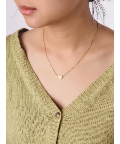 To My Soulmate Necklace, Romantic Gift for Her Wife Girlfriend Card 4 Gold Heart $7.53 Necklaces