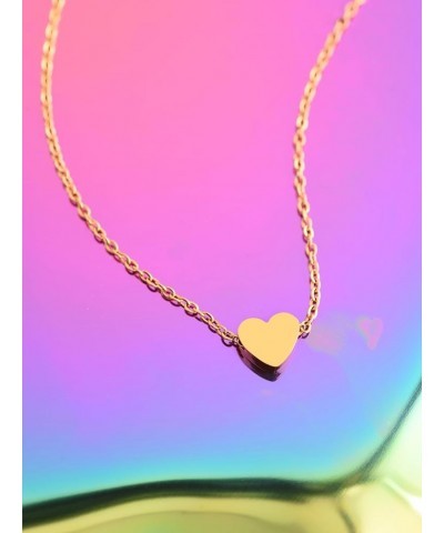 To My Soulmate Necklace, Romantic Gift for Her Wife Girlfriend Card 4 Gold Heart $7.53 Necklaces