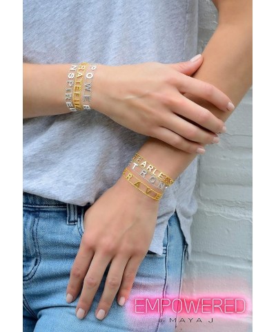 Empowered Strong Bracelet Yellow $22.41 Bracelets