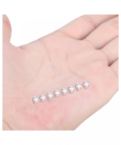 14G Micro Dermal Anchor Top Crystal Top Dermal Piercings Surface Skin Piercing Body Jewelry 8PCS 4mm top, Clear CZ $8.66 Body...