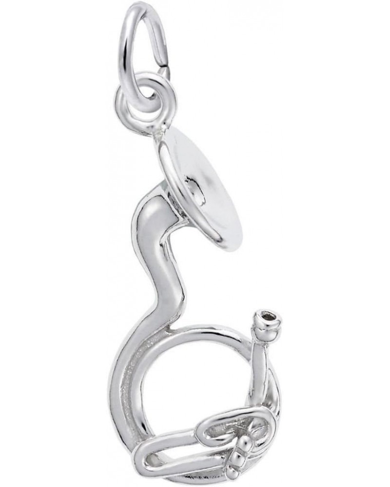 Rembrandt Tuba Charm - Metal - Sterling Silver $16.38 Bracelets