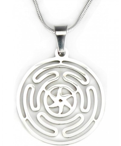 Ann Claridge Wheel of Hecate Necklace, 20" Snake Chain and 25mm Strophalos of Hekate Pendant $7.47 Necklaces