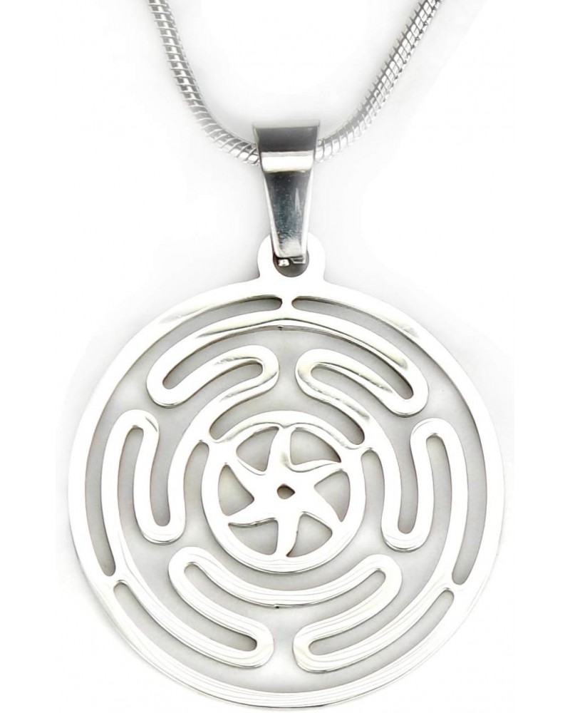 Ann Claridge Wheel of Hecate Necklace, 20" Snake Chain and 25mm Strophalos of Hekate Pendant $7.47 Necklaces