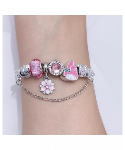 Kawaii Charms Bracelet, adjustable Kitty Cat Bracelet, Hello Kitty Bracelet gifts for women girls Melody $9.51 Bracelets