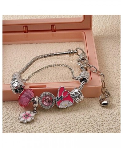 Kawaii Charms Bracelet, adjustable Kitty Cat Bracelet, Hello Kitty Bracelet gifts for women girls Melody $9.51 Bracelets