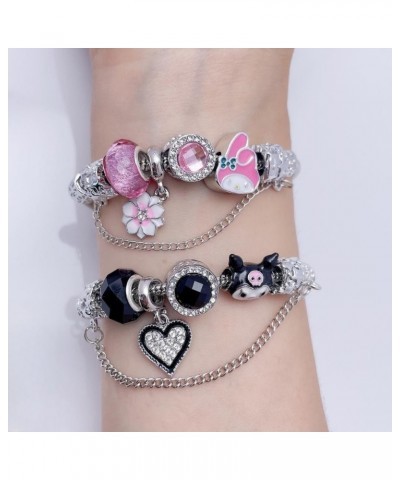 Kawaii Charms Bracelet, adjustable Kitty Cat Bracelet, Hello Kitty Bracelet gifts for women girls Melody $9.51 Bracelets