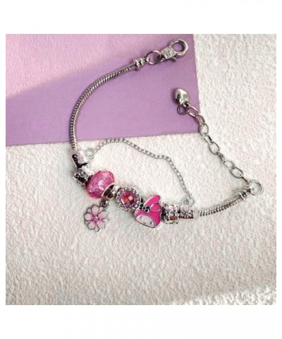 Kawaii Charms Bracelet, adjustable Kitty Cat Bracelet, Hello Kitty Bracelet gifts for women girls Melody $9.51 Bracelets