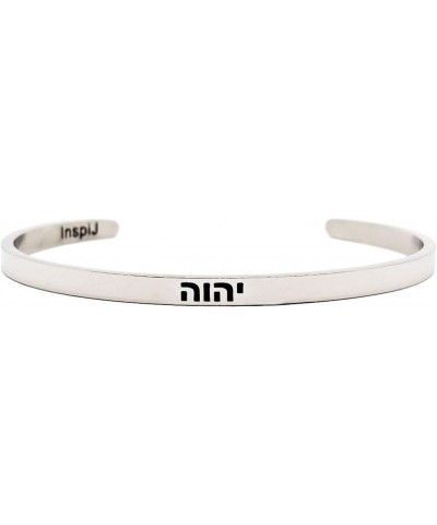 Yahweh Jehovah Stackable Cuff Bangle Bracelet - Name of God in Hebrew $12.80 Bracelets