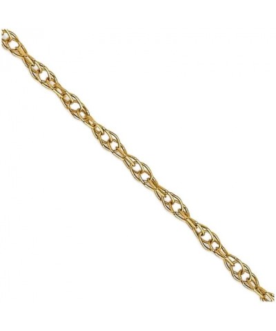 10k Gold .6 mm Carded Cable Rope Chain Necklace - Length Options: 13 16 18 20 22 24 16.0 Inches $42.00 Necklaces