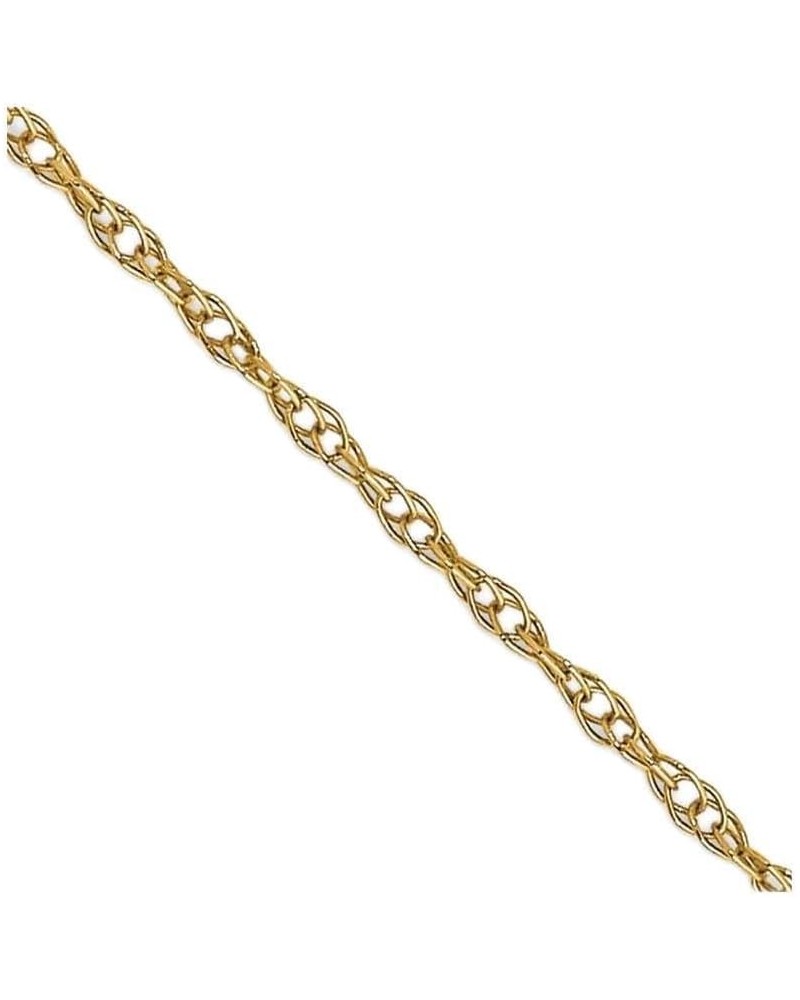 10k Gold .6 mm Carded Cable Rope Chain Necklace - Length Options: 13 16 18 20 22 24 16.0 Inches $42.00 Necklaces