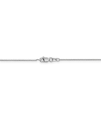 10k White Gold Diamond-Cut Cable Chain Necklace 16.0 Inches 0.8 mm $42.50 Necklaces