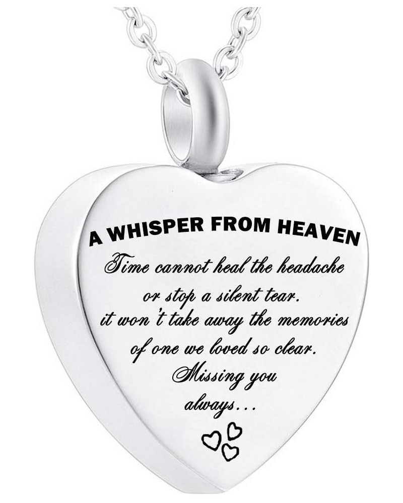 Stainless Steel Best Friends Urn Pendant Memorial Ash Keepsake Heart Friendship Cremation Jewelry Forever Keepsake Gift,Best ...