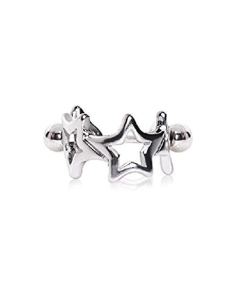 Interlocked Stars Cartilage Cuff 316L Surgical Steel $8.31 Earrings