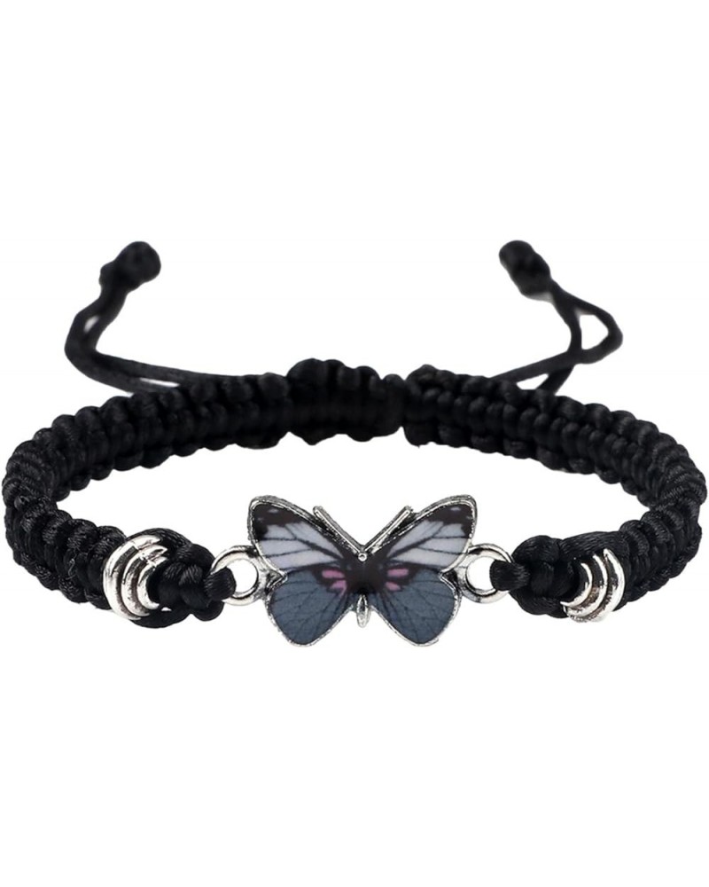 Butterfly Bracelets For Teen Girls Adjustable String Butterfly Bracelets For Women Cute Butterfly Charm Bracelets Colorful St...