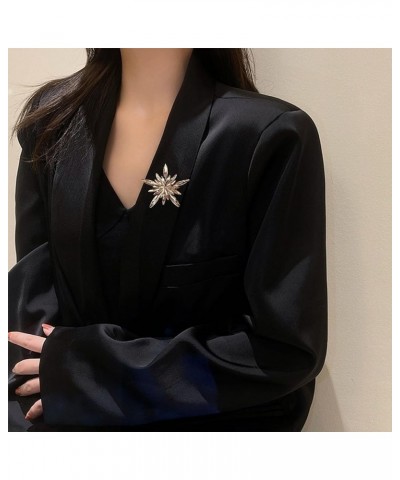 Collar Brooch Elegant Charming Lady Brooch Pin Compact Exquisite Golden $6.44 Brooches & Pins