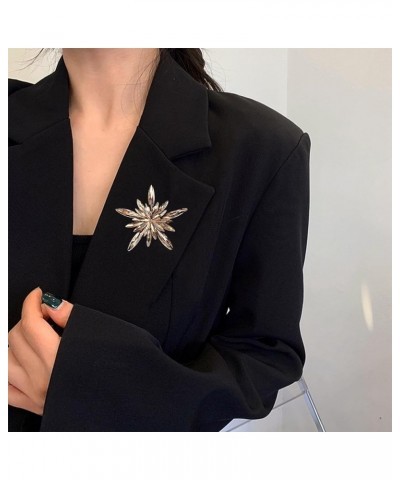 Collar Brooch Elegant Charming Lady Brooch Pin Compact Exquisite Golden $6.44 Brooches & Pins