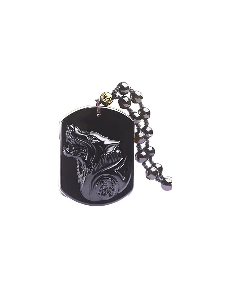 Handmade Feng Shui Necklace Pendant Amulet for success and prosperity wolf $9.79 Necklaces