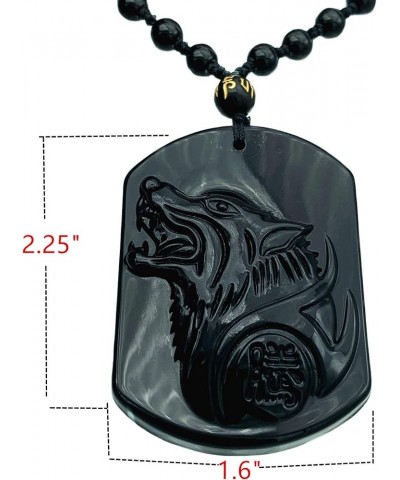 Handmade Feng Shui Necklace Pendant Amulet for success and prosperity wolf $9.79 Necklaces