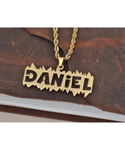 Custom Name Necklace Personalized Pendant for Women Men Boys Girls, Birthday, Best Friends Jewelry Gift Men Necklace $13.43 N...