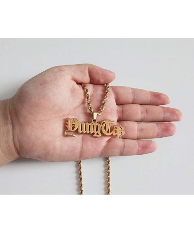 Custom Name Necklace Personalized Pendant for Women Men Boys Girls, Birthday, Best Friends Jewelry Gift Men Necklace $13.43 N...