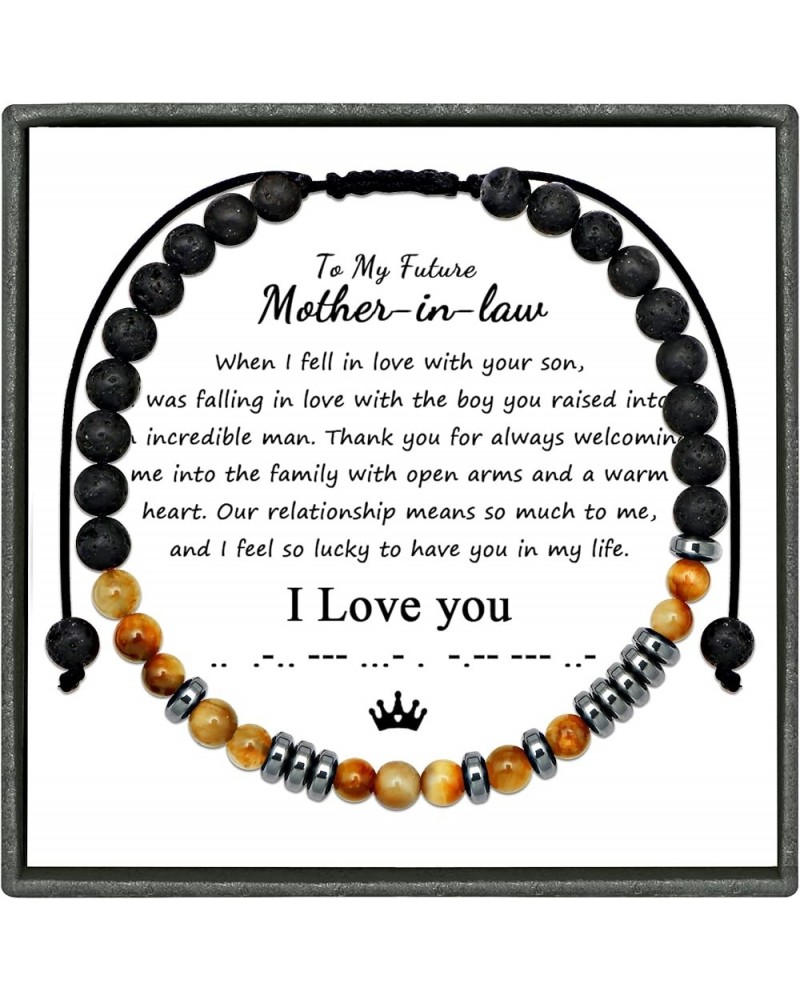 I Love You Morse Code Bracelets Motivational Unique Gifts Anniversary Birthday Christmas Gifts for Him Her Women Men Boyfrien...