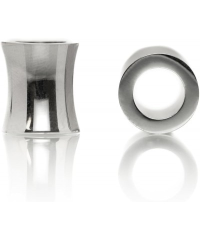 8/6/4/2/0/00G & 1/2-1 Inch Hand Polished Surgical Steel Saddle Fit Tunnel Plugs 8mm (0GA) $9.34 Body Jewelry