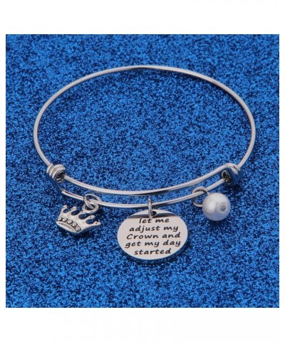 Inspirational Bracelet Gift Let Me Adjust My Crown And Get My Day Started let me adjust my crown $9.68 Bracelets