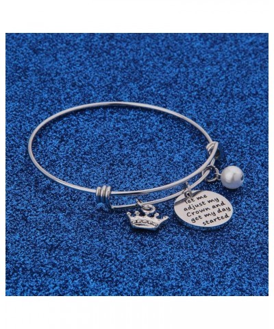 Inspirational Bracelet Gift Let Me Adjust My Crown And Get My Day Started let me adjust my crown $9.68 Bracelets