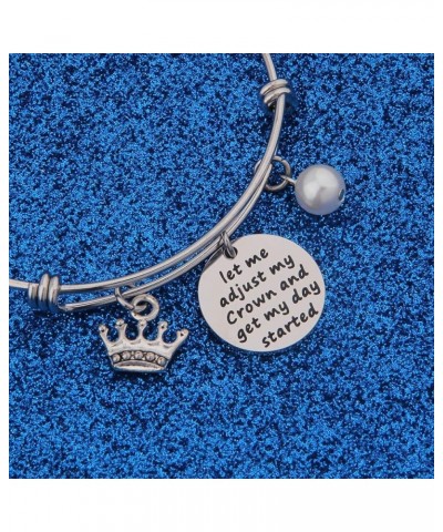 Inspirational Bracelet Gift Let Me Adjust My Crown And Get My Day Started let me adjust my crown $9.68 Bracelets