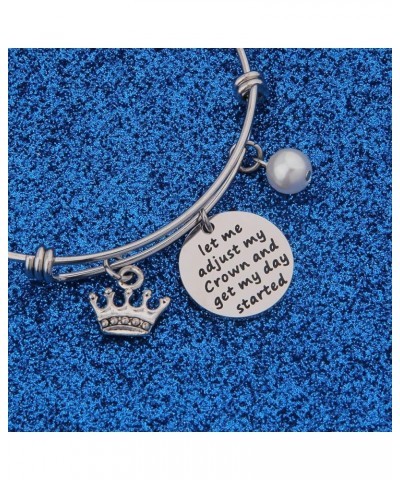 Inspirational Bracelet Gift Let Me Adjust My Crown And Get My Day Started let me adjust my crown $9.68 Bracelets